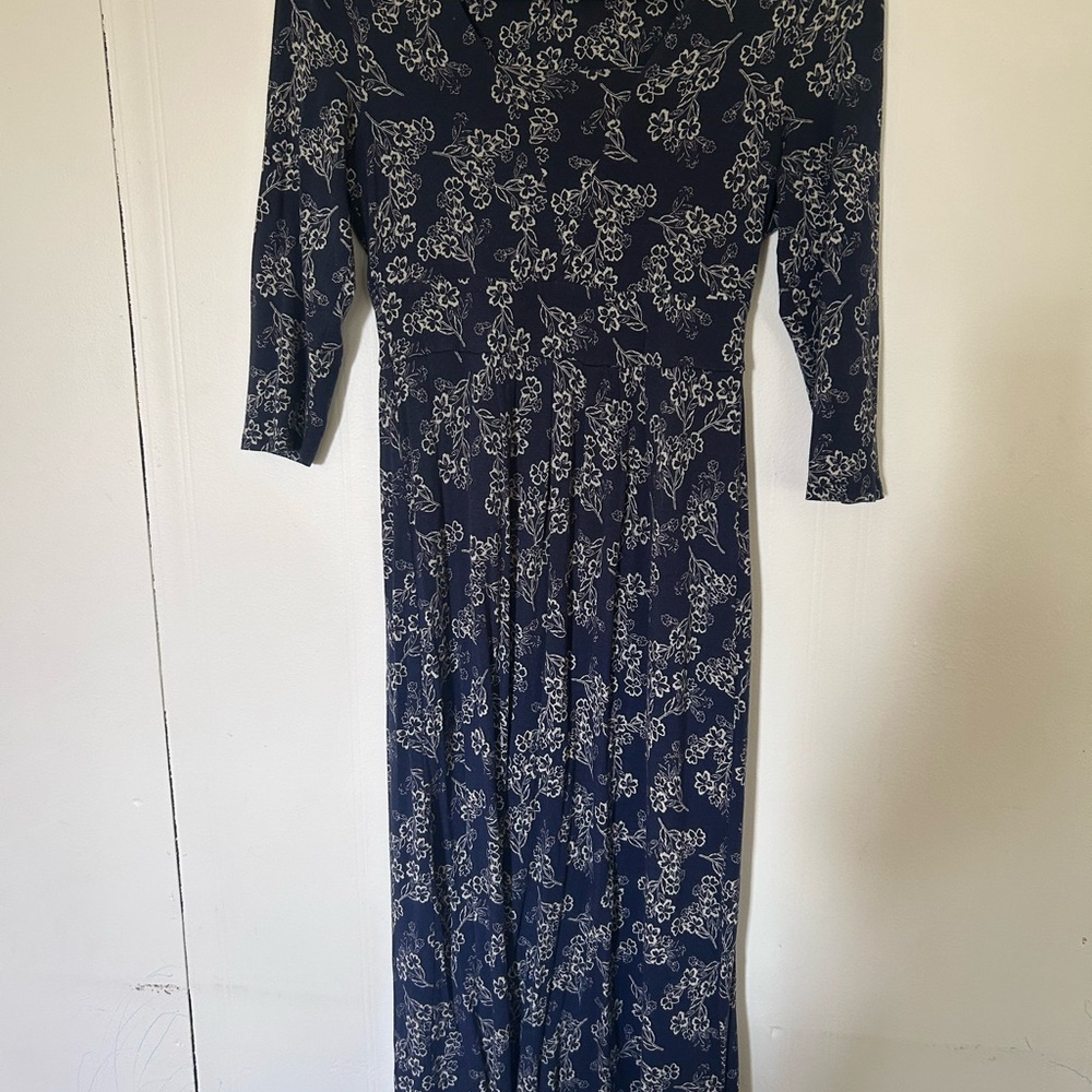 Floral Navy Dress
